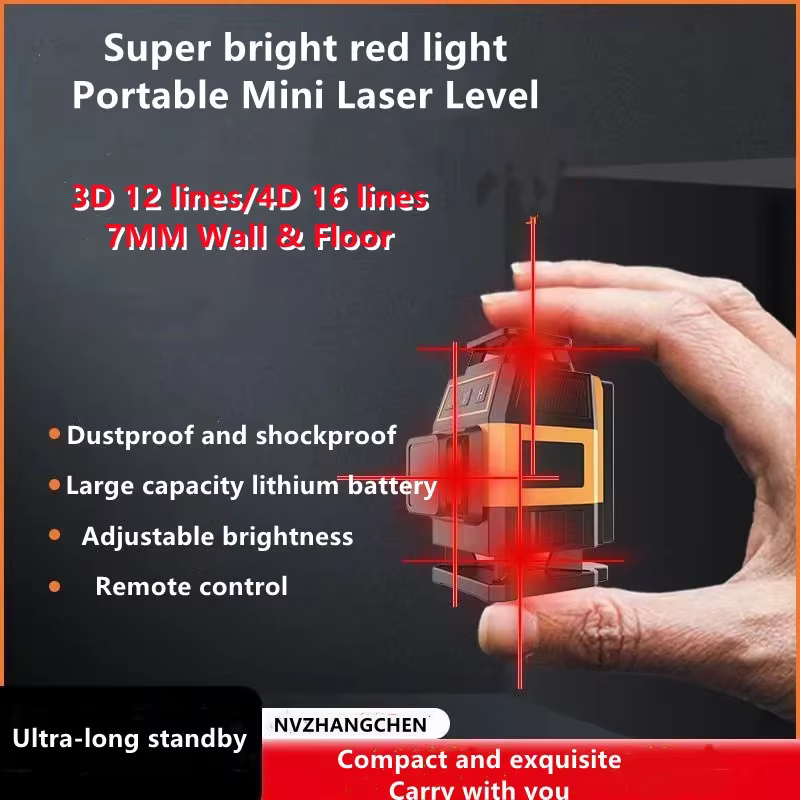 Mini niveau Laser 12/16 lignes 3D/4D