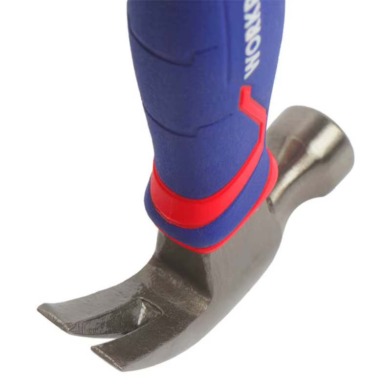 Marteau à griffes courbées WORKPRO WP241008 avec manche en fibre de verre