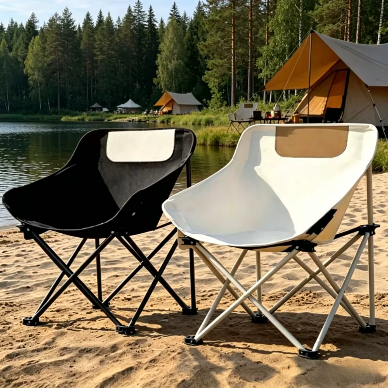 Chaise de loisirs pliable en tissu Oxford