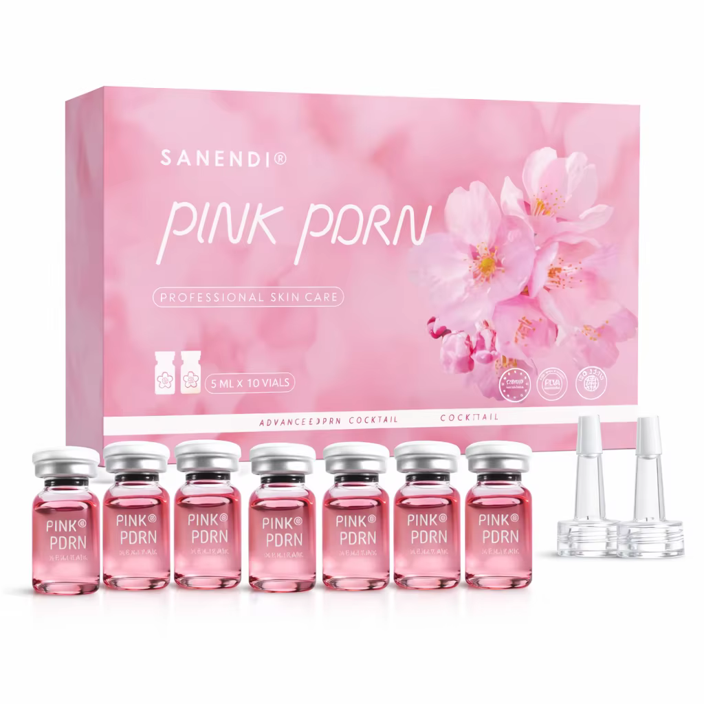 10 flacons de sérum facial PDRN ADN de saumon rose pour DermaPen