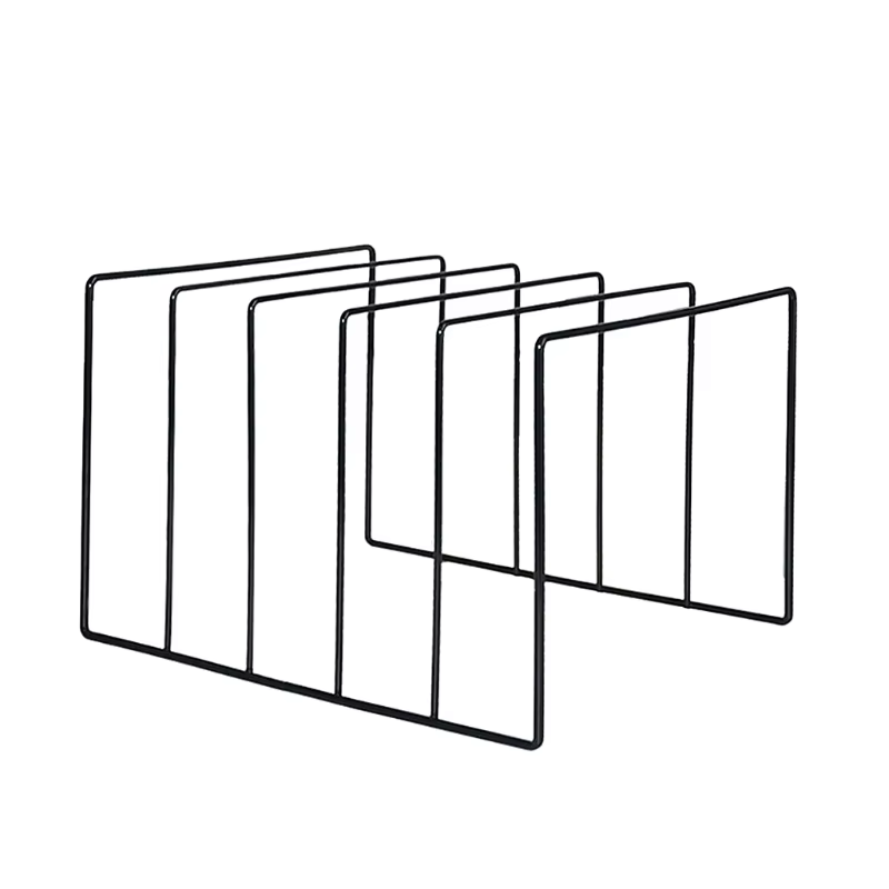 Stockage en fer métallique pour LP Record Rack Book Magzine Holder Desk