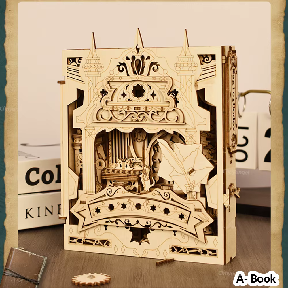 Livre des Secrets Puzzle 3D en bois