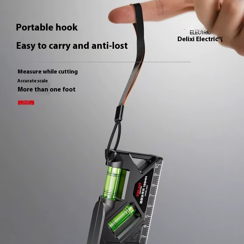 Nouveau niveau DELIXI, mini niveau magnétique puissant