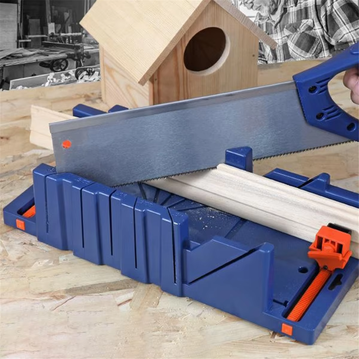 Armoires de scie à onglets pour la coupe du bois