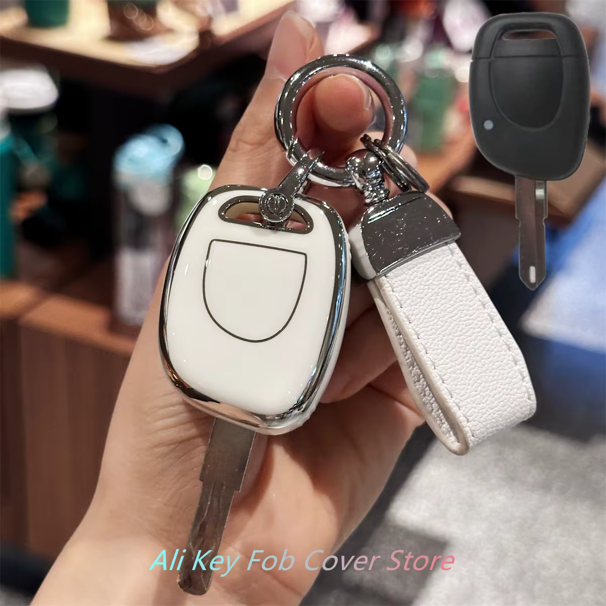 Porte-clés de voiture pour Renault Twingo Clio Kangoo Twingo