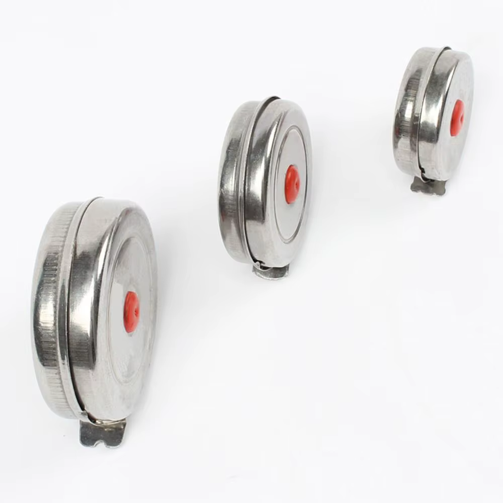 Outils de mesure : Ruban à mesurer en acier inoxydable 1m, 2m, 3m, 5m