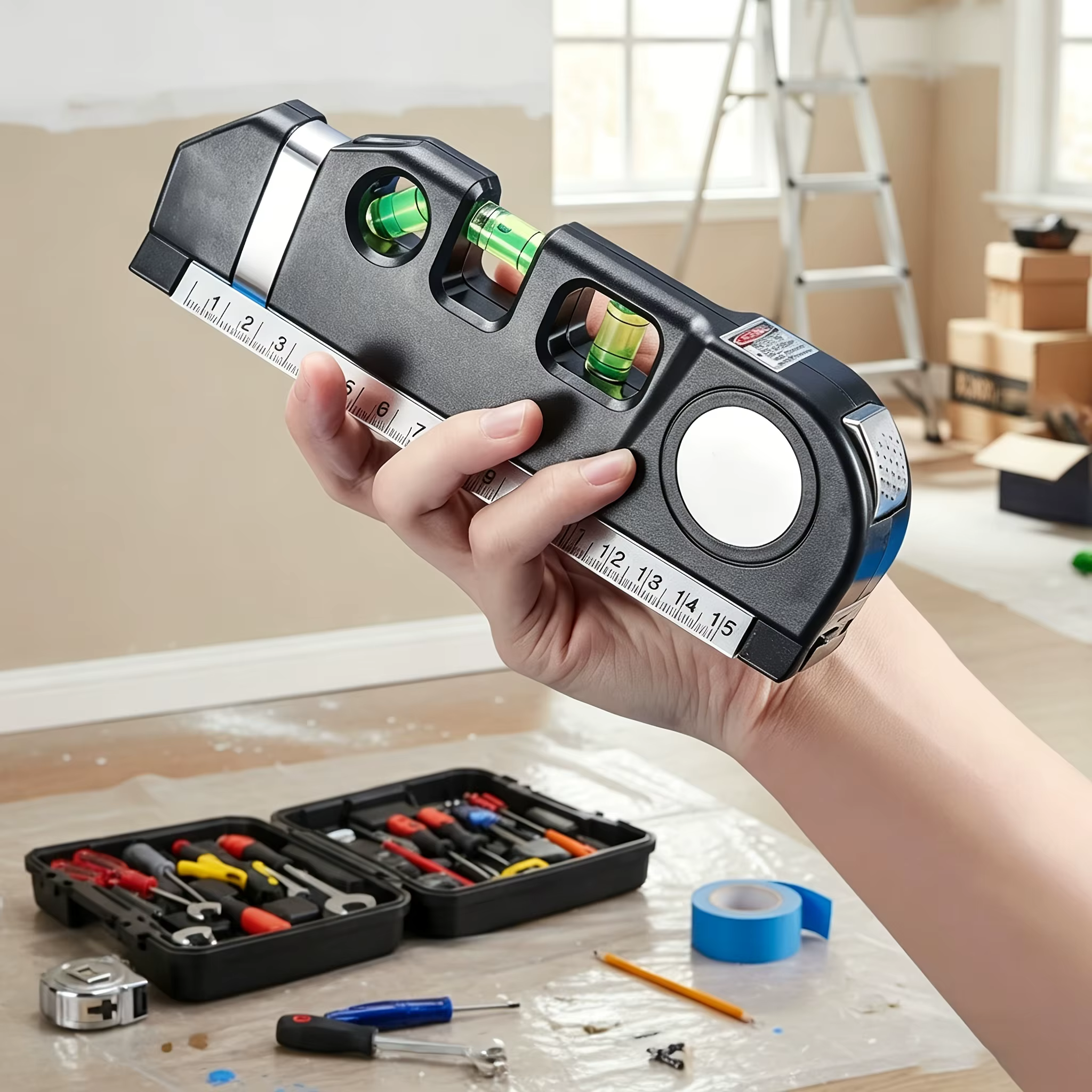 Niveau laser, outil de traçage multifonction et trépied