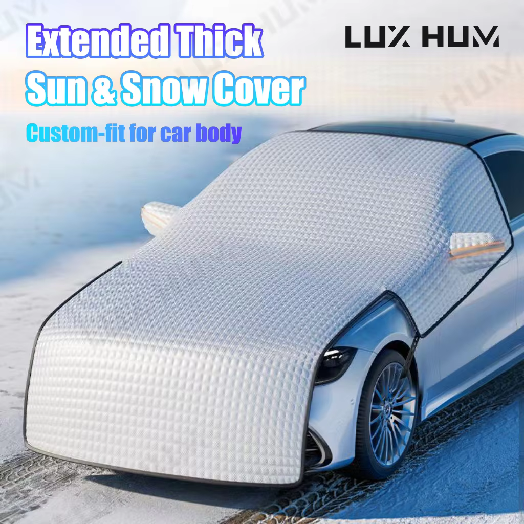 Agrandir la couverture de neige de voiture 7 couches pare-brise d'hiver bouclier
