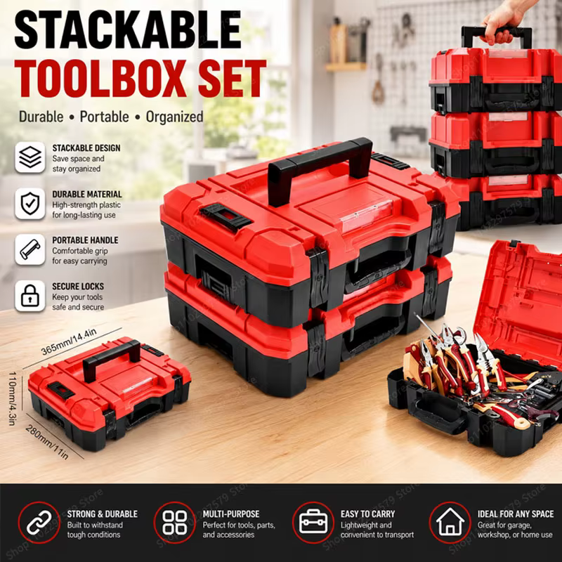Boîte à outils multifonctionnelle durable
