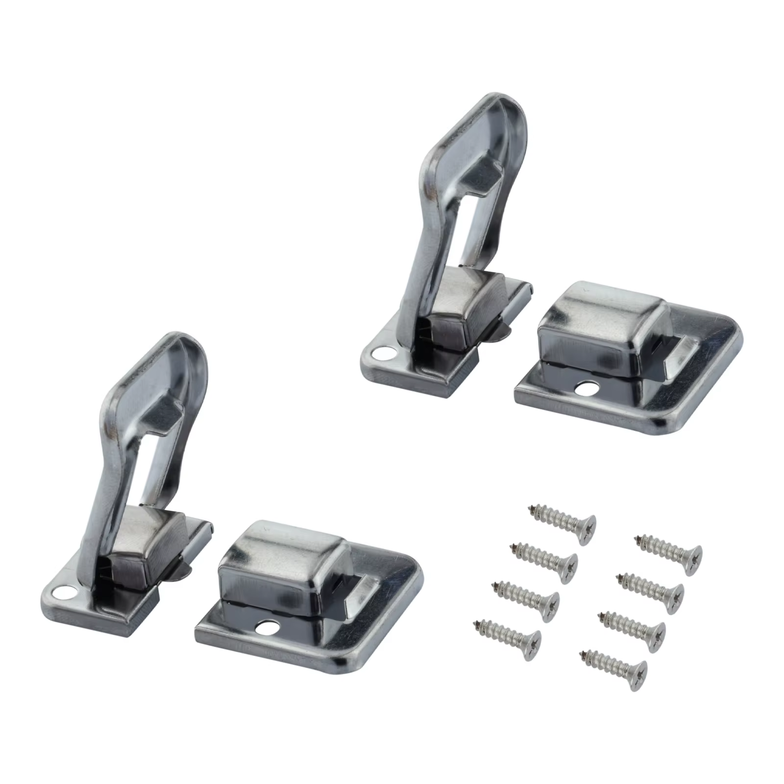 Lot de 2 fermoirs à bascule pour armoire