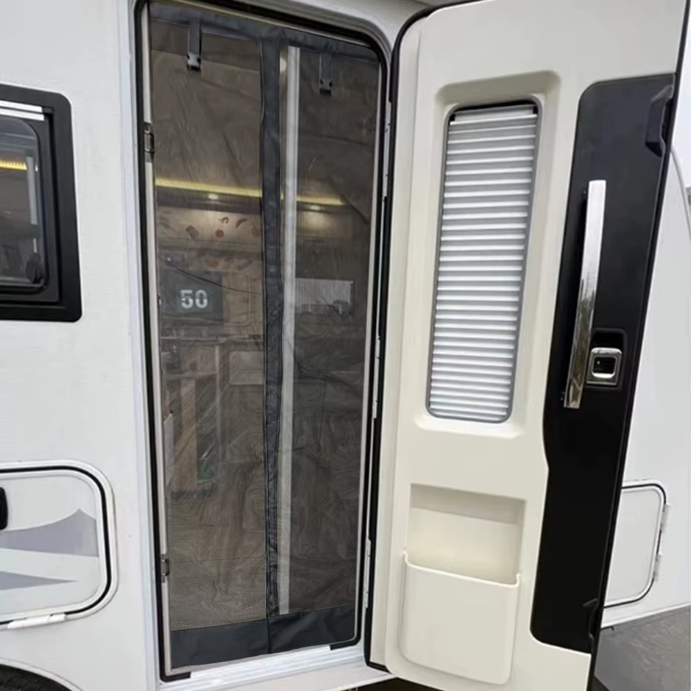 Moustiquaire pour porte d'entrée de caravane, pour camping-car Fiamma, écran anti-insectes, filet anti-moustiques pour porte de camping-car