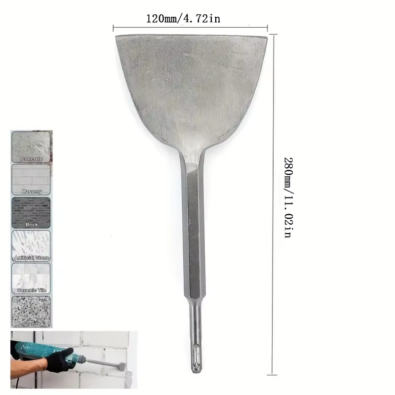Poignée ronde grand ciseau Ultra-mince pelle plate