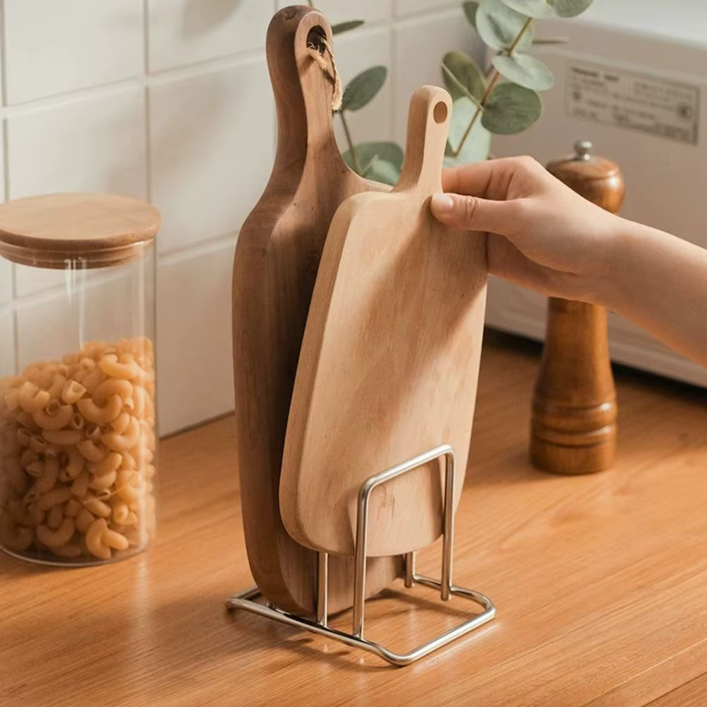 Support de planche à découper Portable en acier inoxydable