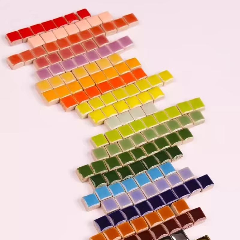 Mini matériau de carrelage en mosaïque, 200g, bricolage, carreaux en céramique, pierre, ornements faits à la main, artisanat mural, décoration de la maison