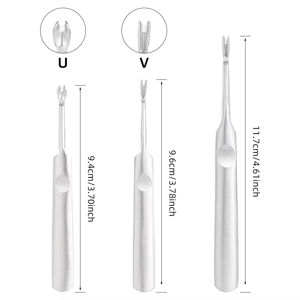 Ensemble d'outils de fente pour l'artisanat du cuir en acier inoxydable de qualité supérieure