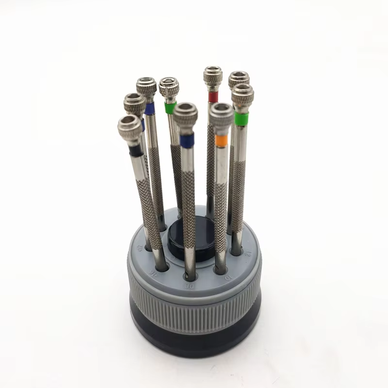 Jeu de tournevis 9 pièces pour la réparation de montres