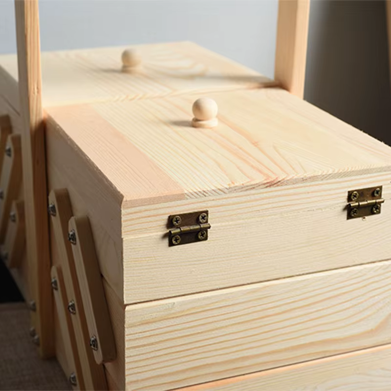 Boîte à couture en bois