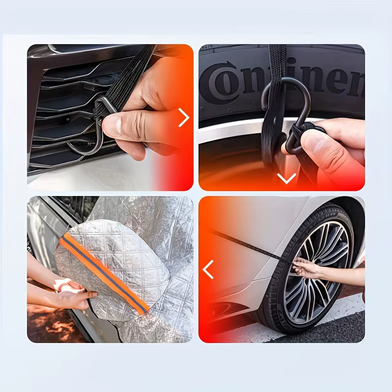 Bouclier de neige de voiture antigel coupe-vent manteau