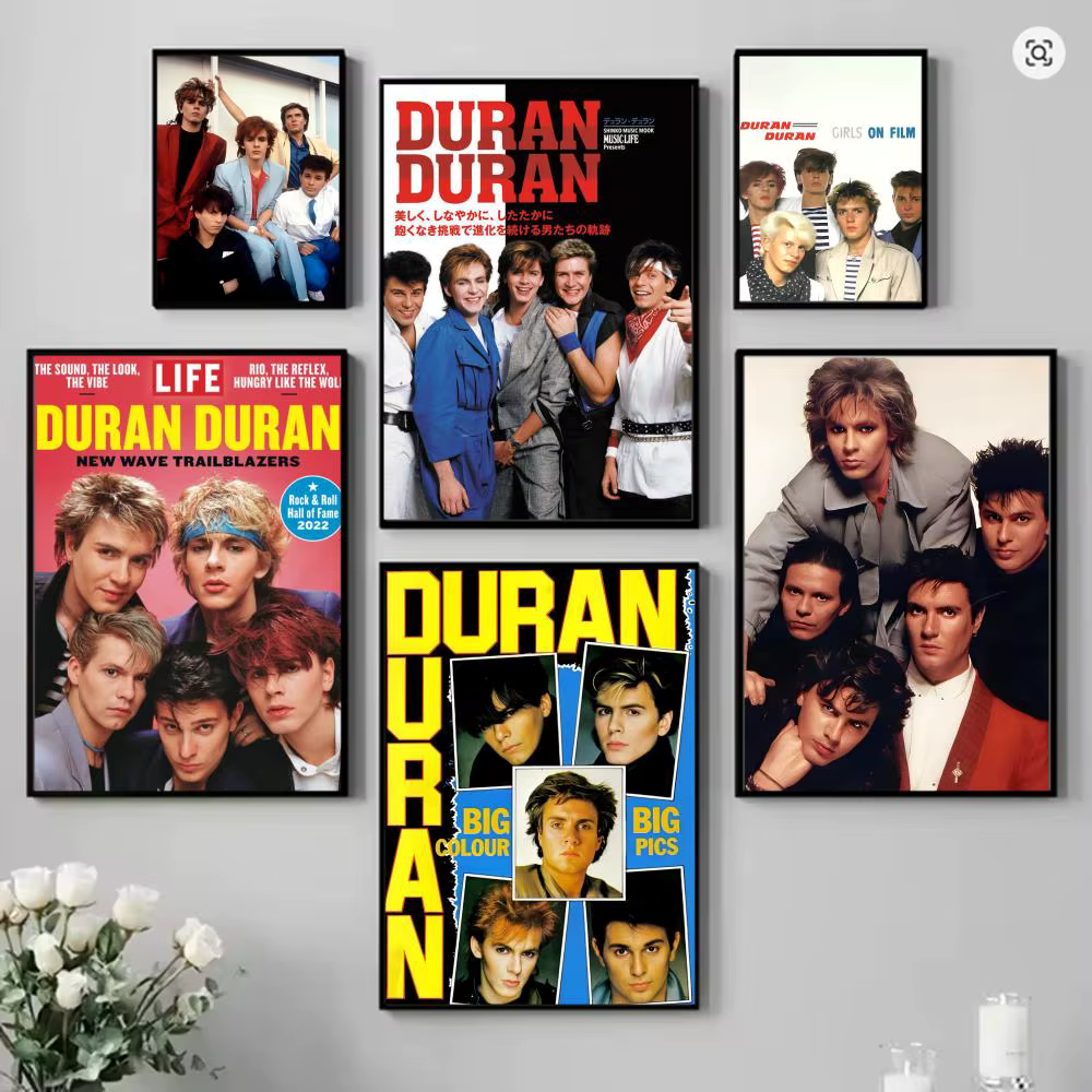 Affiche de groupe D-Duran Duran des années 80