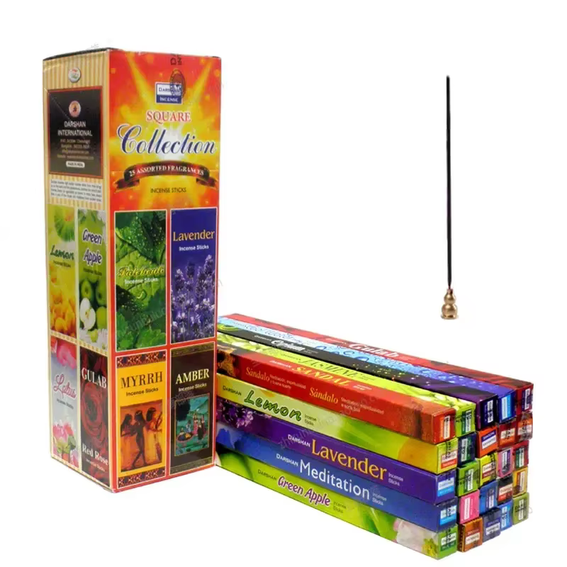 10/25 boîtes d'encens en bâtonnets Smell India