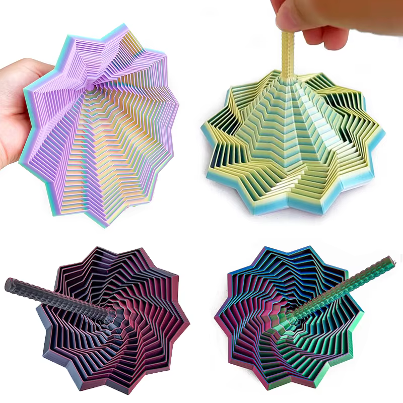 Modèle d'étoile sensorielle 3D imprimée en 3D