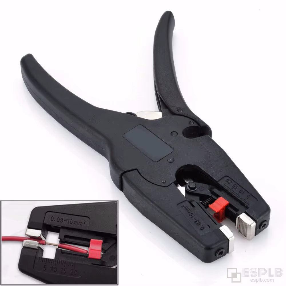 ESPLB 0.03-10mm dénudeur de fil isolation à nez plat pince à dénuder électrique pour outils à main auto-ajustables