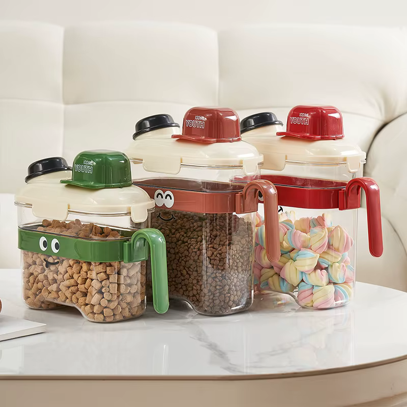 Seau de stockage pour aliments pour chats