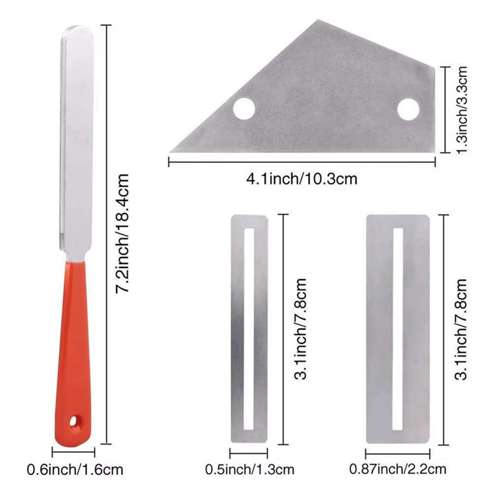 JEMaintenance-Kit d'Outils pour Touche Luthier Fret