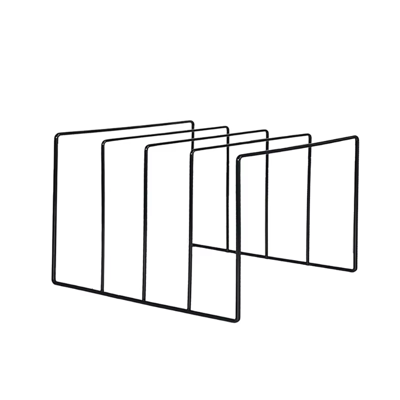 Stockage en fer métallique pour LP Record Rack Book Magzine Holder Desk