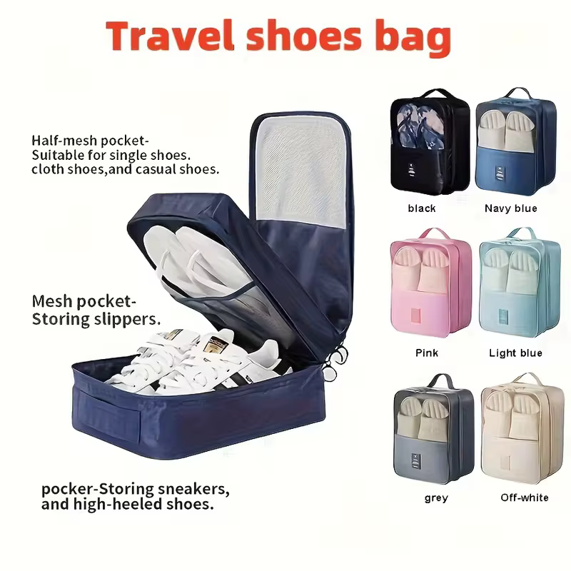 Sac de rangement portable pour chaussures de voyage