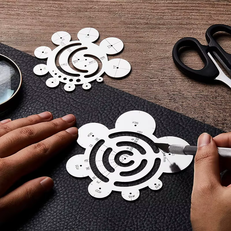 Outils de coupe du cuir rond bricolage