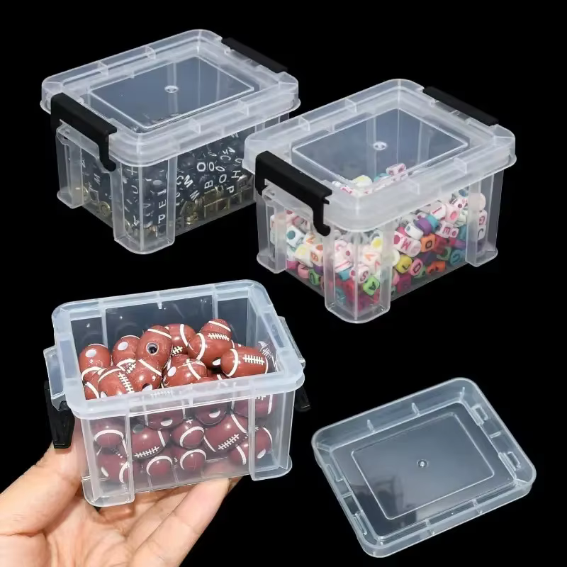 Boîtes de rangement en plastique empilables 4/6/8/12 pièces