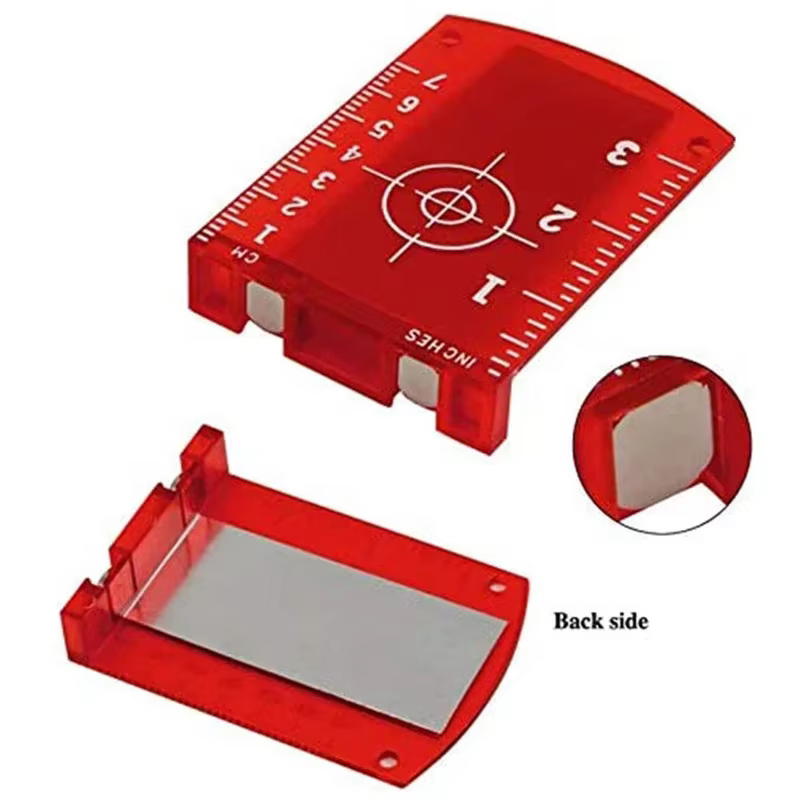 Niveau Laser cible magnétique rouge/vert