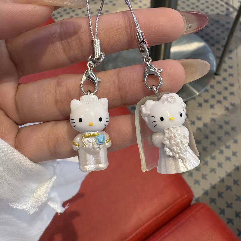 2 Porte-clés Hello Kitty