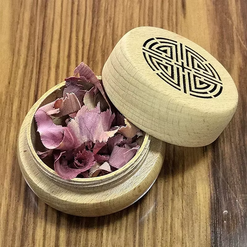 Boîte en bois de parfum Antique Portable sans parfum