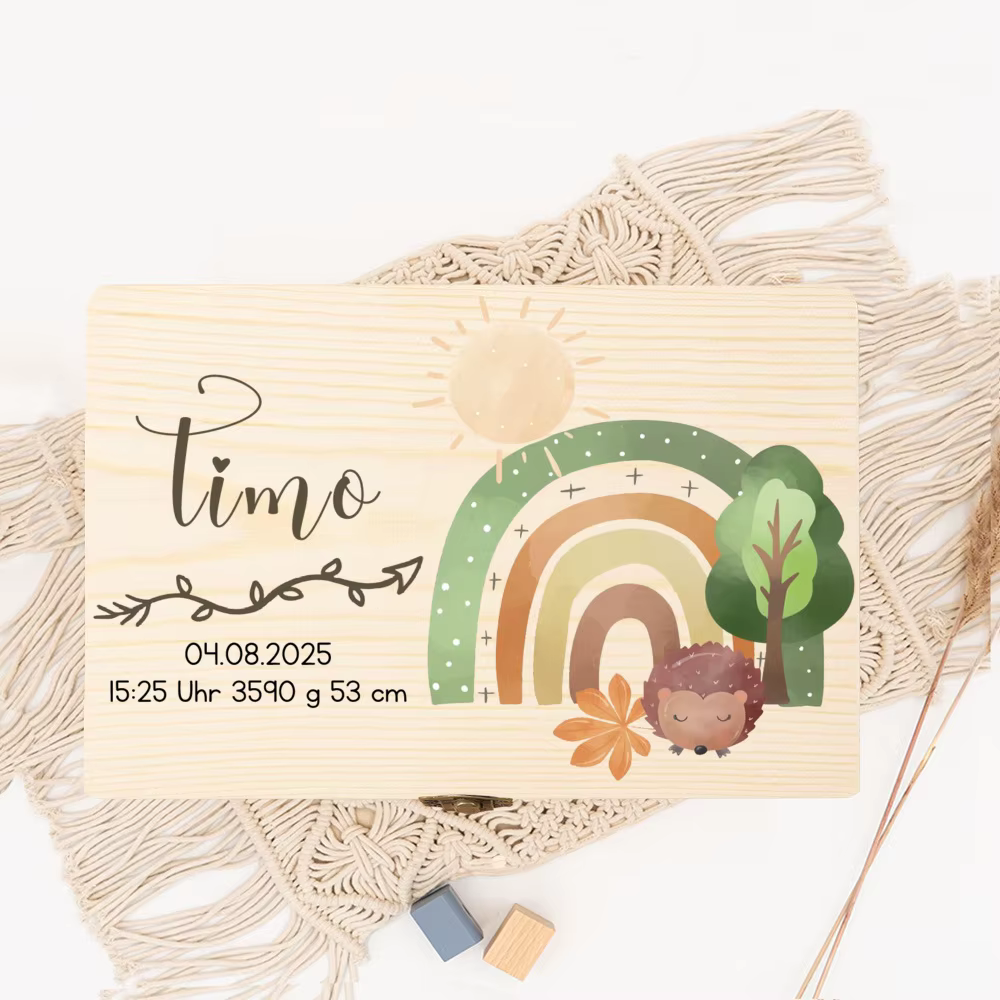 Boîte à mémoire personnalisée pour enfants