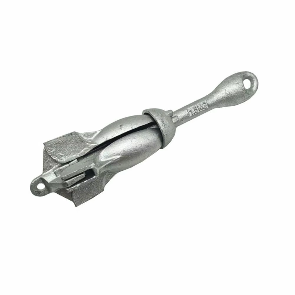 Outil de grappinage pliable en acier au carbone, acier galvanisé, conception compacte, outil marin portable, outil pliable