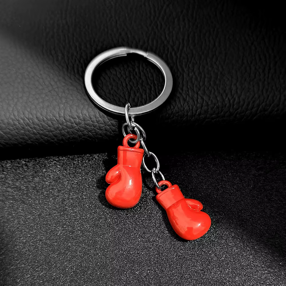 Nouveau créatif gant de boxe gauche et droit porte-clés 3D