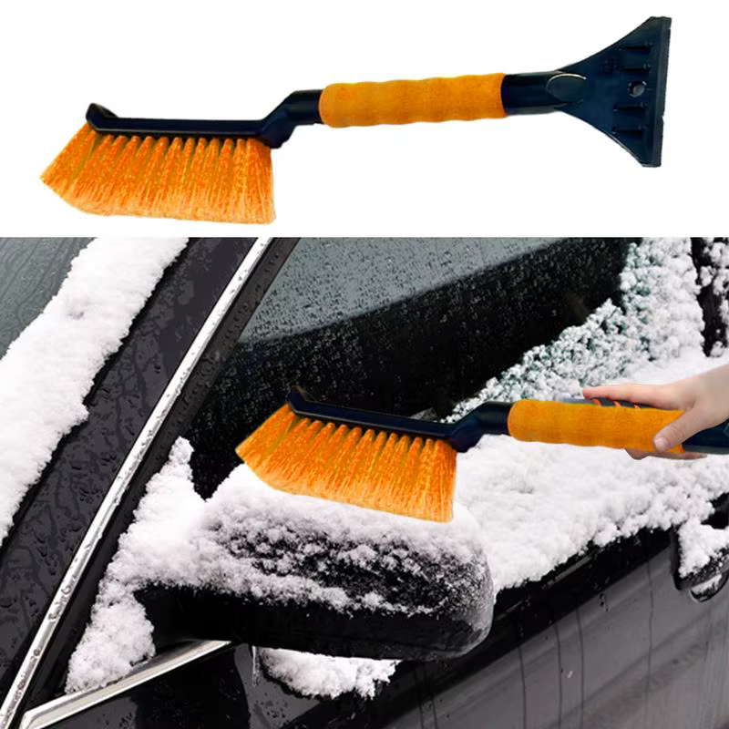 Brosse à neige 2 en 1 pour voiture et grattoir à glace