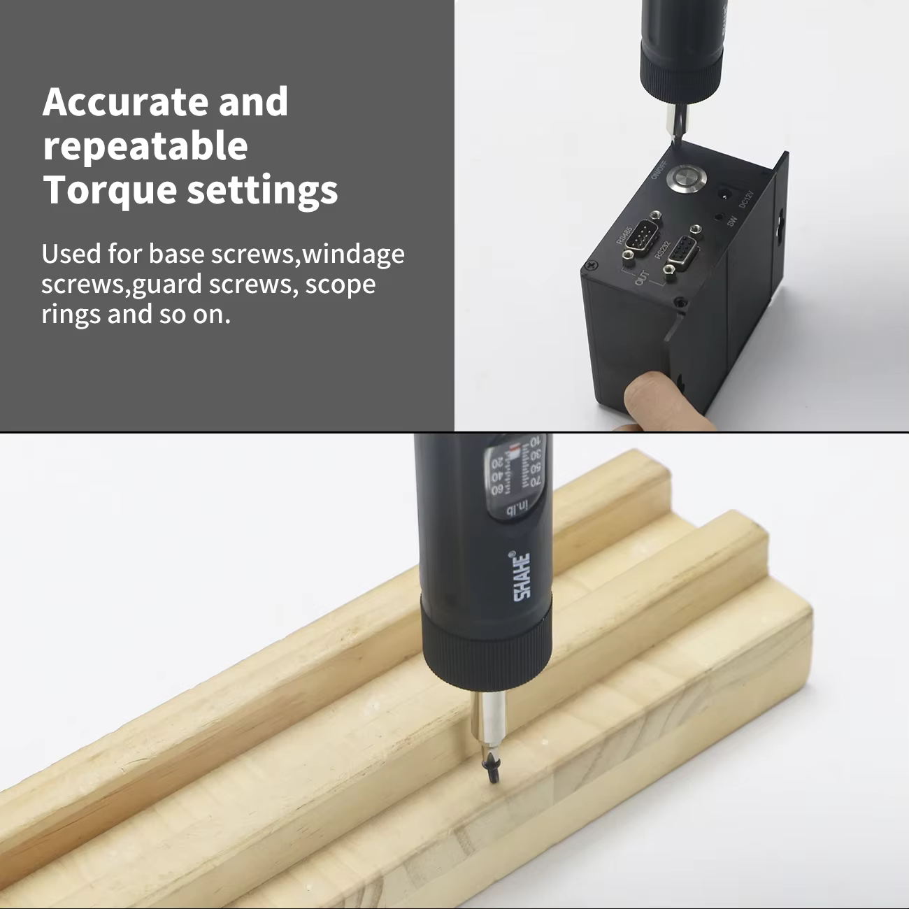 SHAHE Tournevis dynamométrique 1/4"