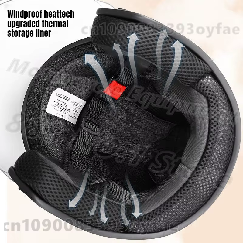 Casque de moto 6XL pour grande circonférence de tête (70 cm)