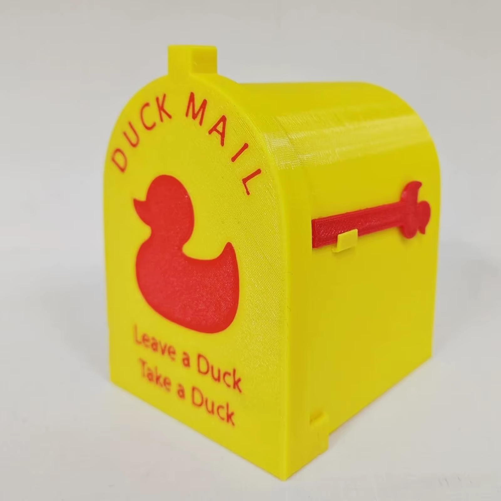 Mini boîte aux lettres canard magnétique en plastique