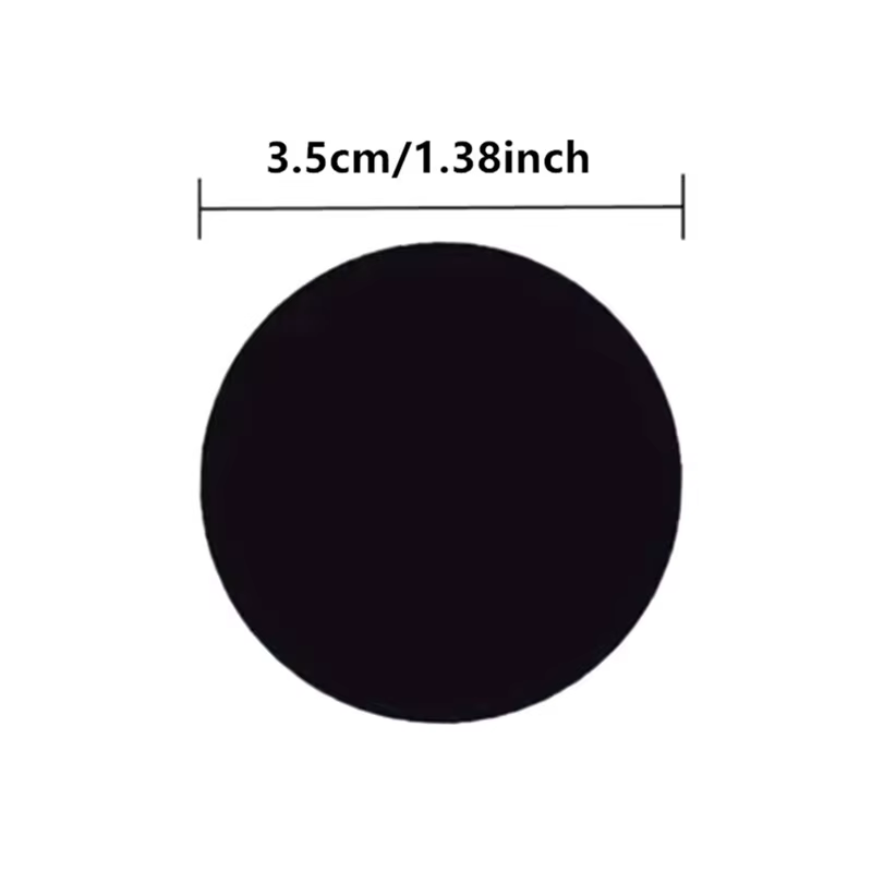 5 plaques métalliques magnétiques de 30 mm, 35 mm, 40 mm, 50 mm, 60 mm pour support de téléphone de voiture, disque autocollant en tôle pour téléphone portable et autres appareils intelligents