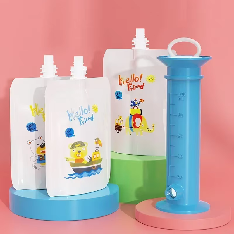 Distributeur de remplissage de purée de fruits pour stockage des aliments pour bébé