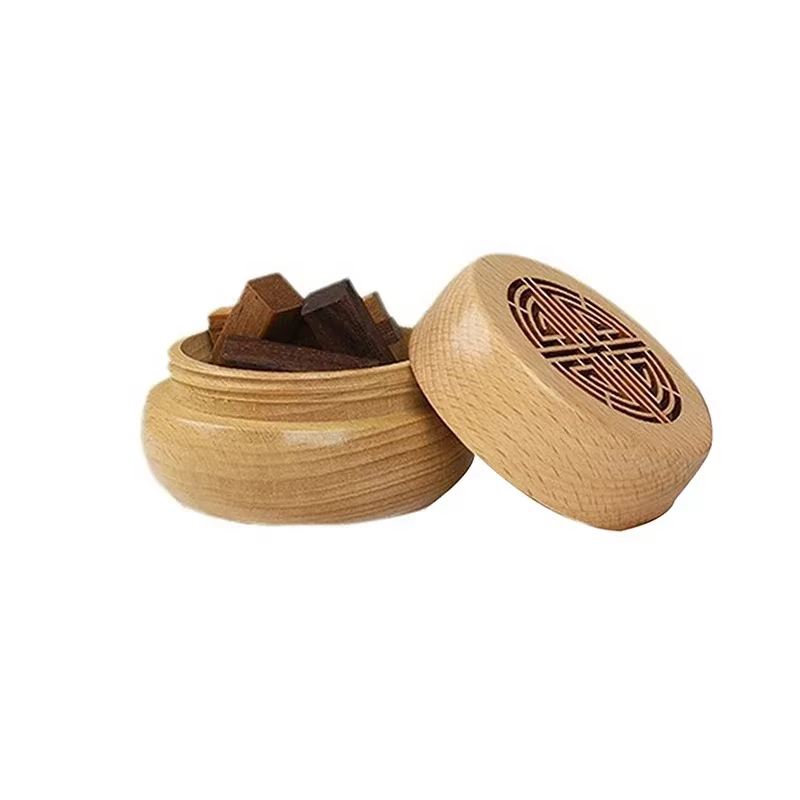 Boîte en bois de parfum Antique Portable sans parfum