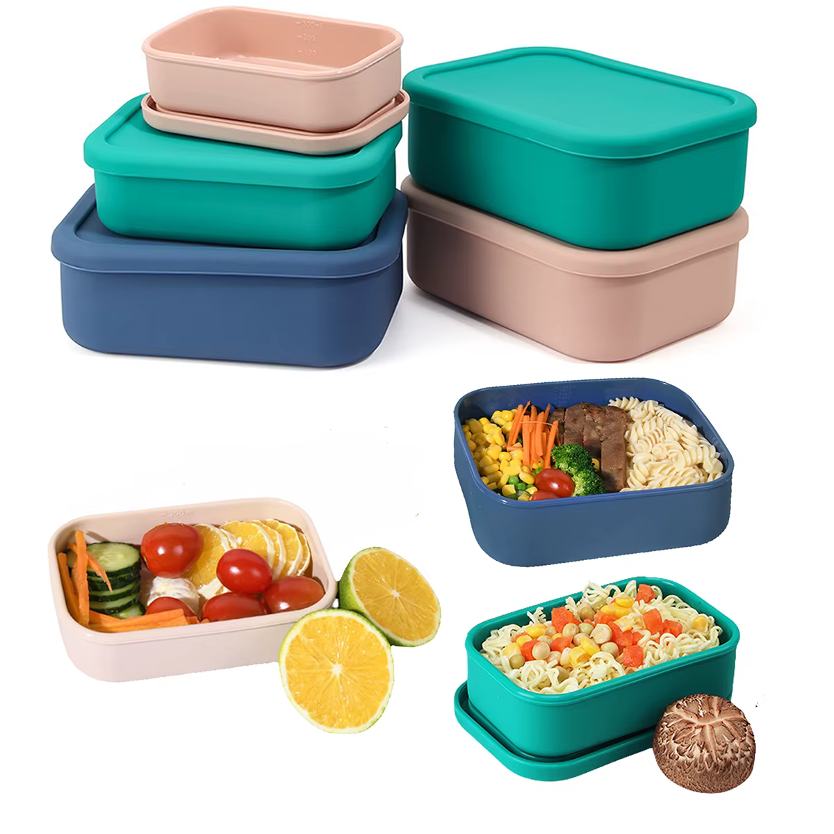 Conteneurs de stockage des aliments en Silicone
