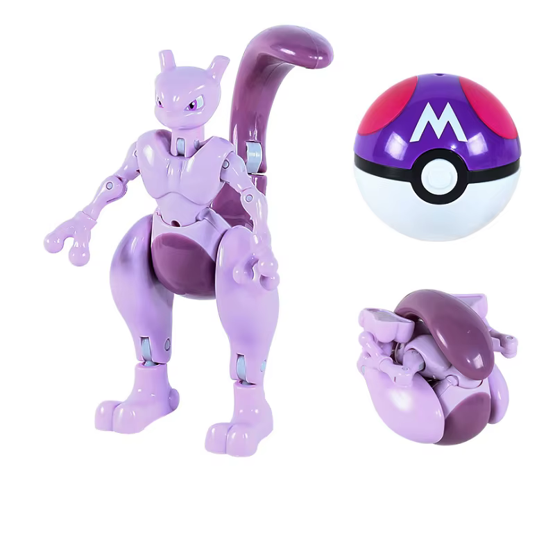 Pokemon Pokeball Transformer Pikachu Figure