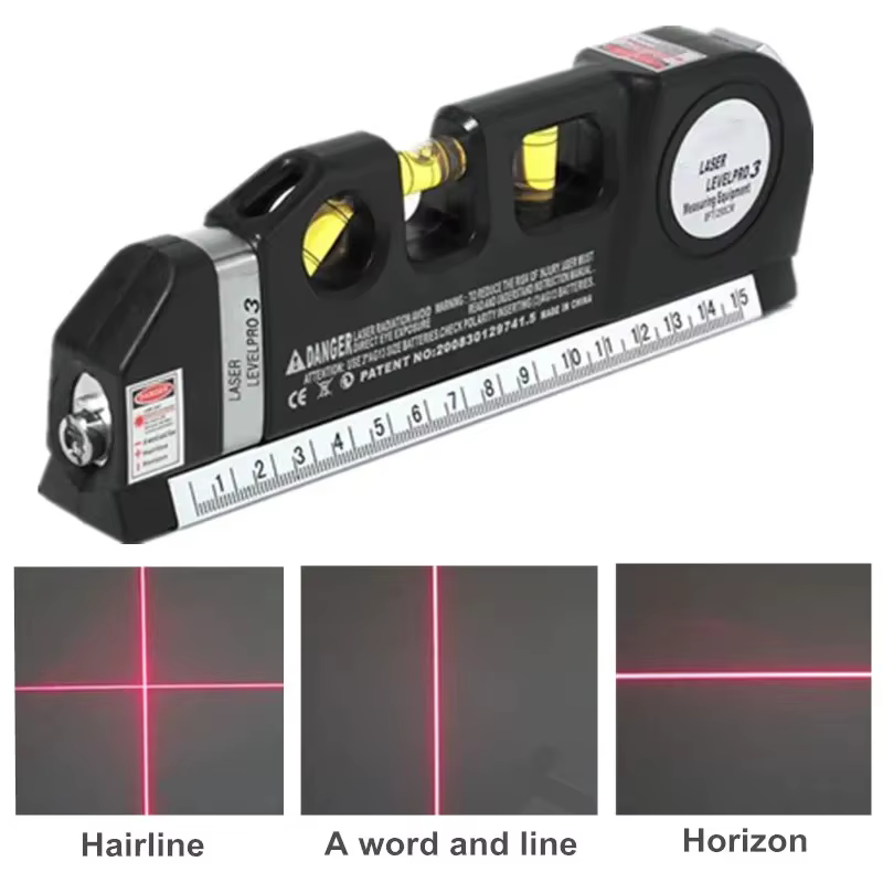 Niveau Laser Horizon mesure verticale 8 pieds aligneur règles Standard et métriques