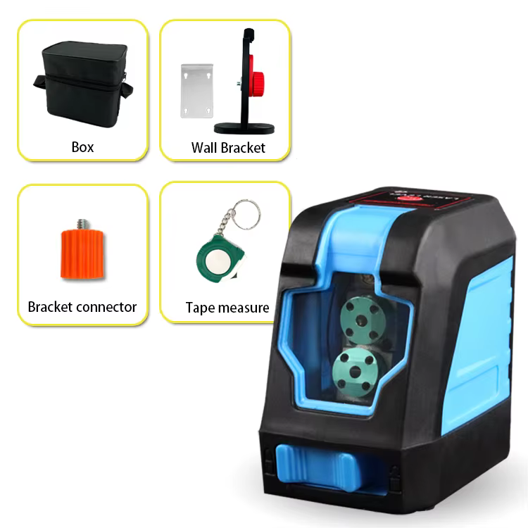 Niveau laser vertical auto-nivelant à ligne croisée verte