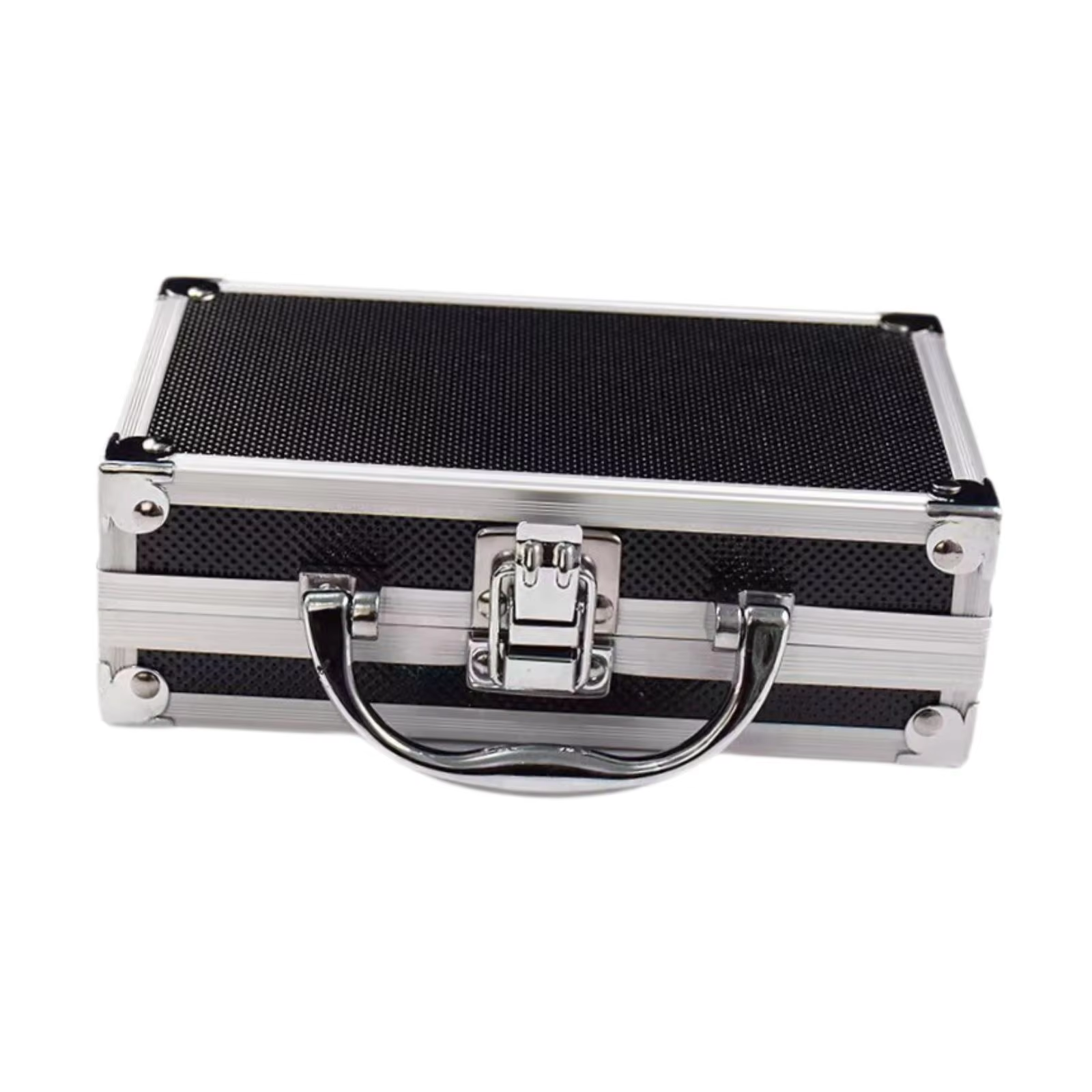 Mallette de transport en alliage d'aluminium 7.09x4.33x2.28 ''valise robuste